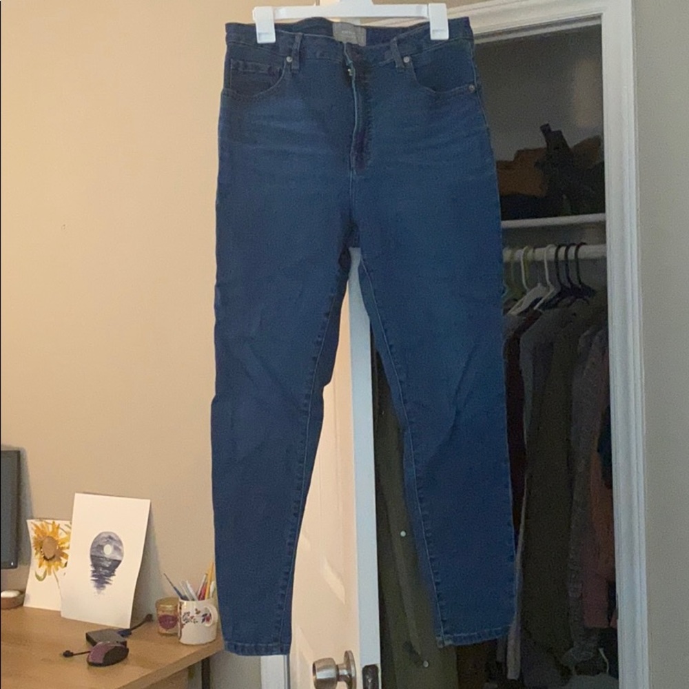 Medium Wash Everlane High Rise Skinnies
